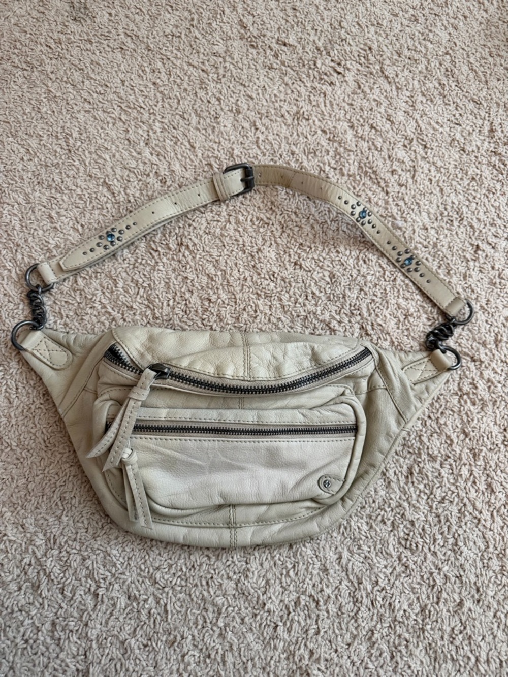 Free People archer leather sling bag